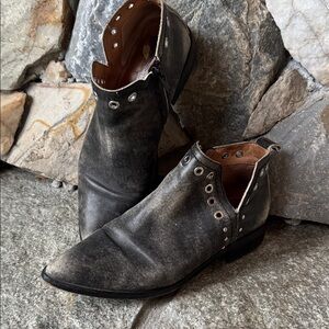 Corso Como Doon Distressed Leather Ankle Boots Women’s 8